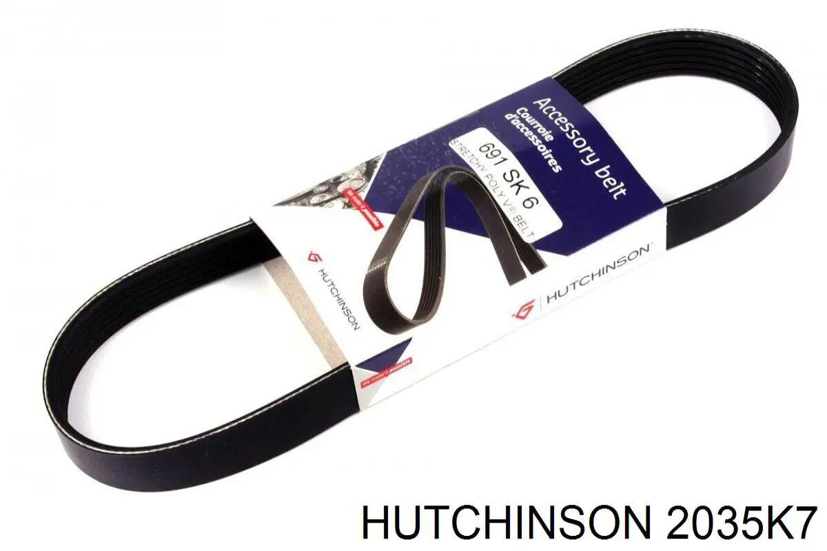 Ремінь генератора 2035K7 Hutchinson