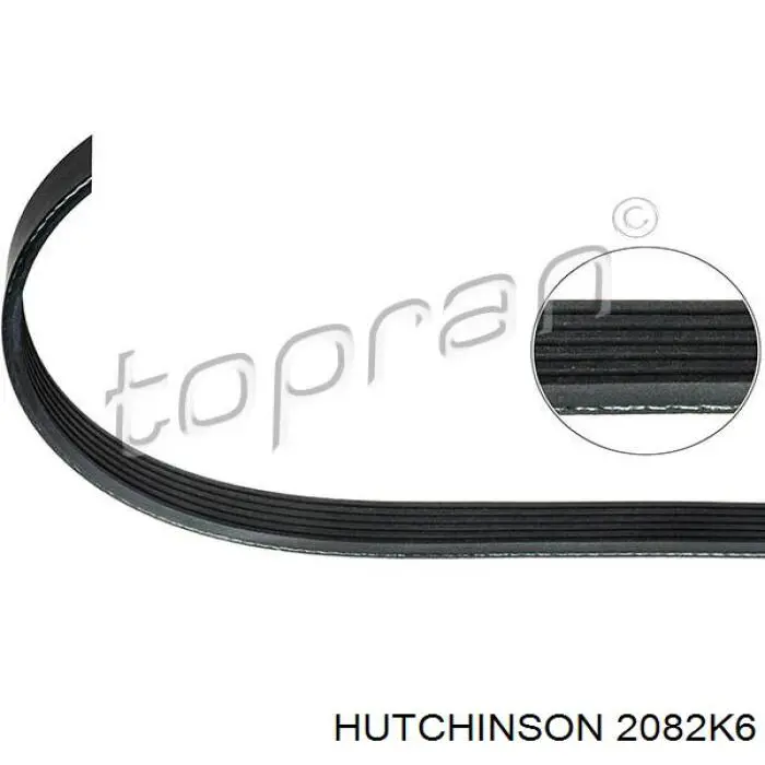 2082K6 Hutchinson Поліклиновий ремінь