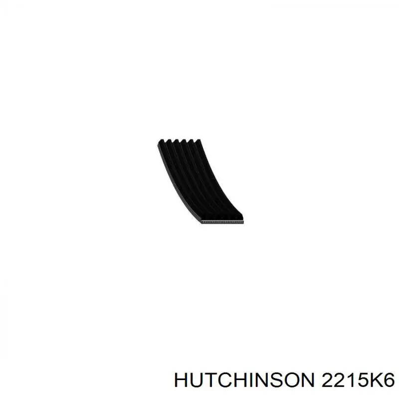 Ремінь генератора 2215K6 Hutchinson