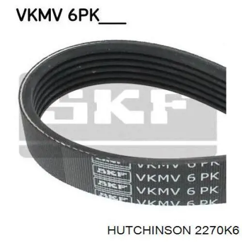 Купити 2270K6 Hutchinson Ремінь генератора
