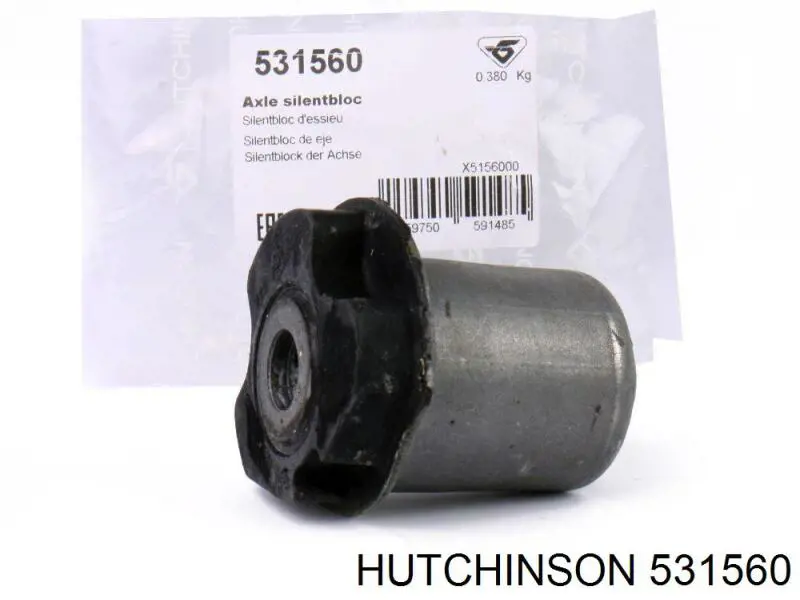 Сайлентблок задньої балки/підрамника Hutchinson 531560 ціна, від 11.60 USD