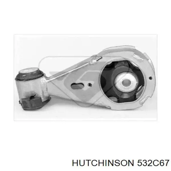 532C67 Hutchinson подушка (опора двигуна, права верхня)
