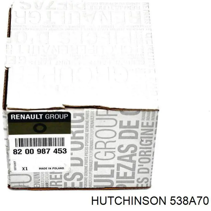 Кронштейн приймальної труби глушника Hutchinson 538A70 ціна, від 19.35 USD