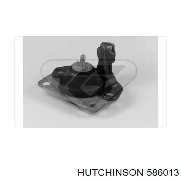 586013 Hutchinson подушка (опора двигуна, права)