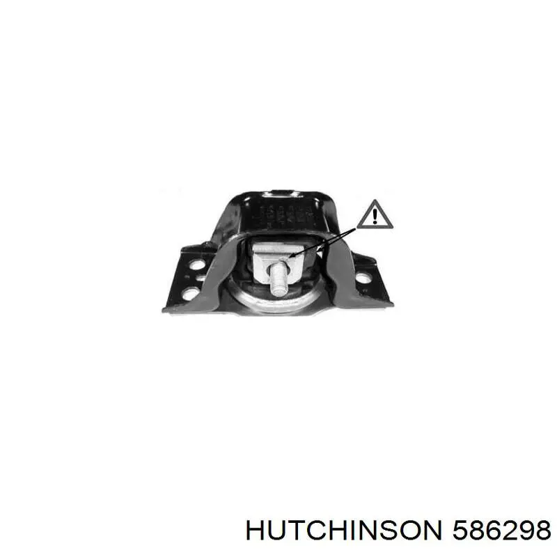 Подушка (опора) двигуна, передня Hutchinson 586298 ціна, від 67.84 USD