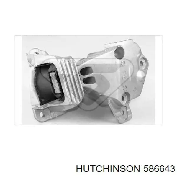 586643 Hutchinson подушка (опора двигуна, права передня)