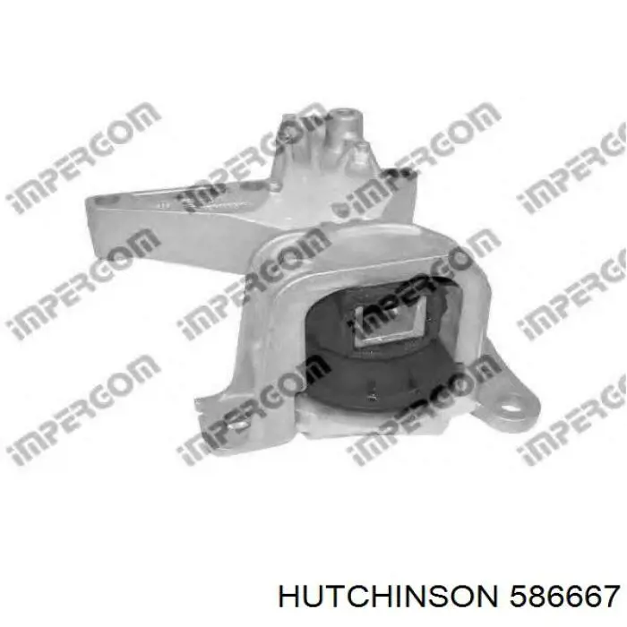 586667 Hutchinson подушка (опора двигуна, права передня)