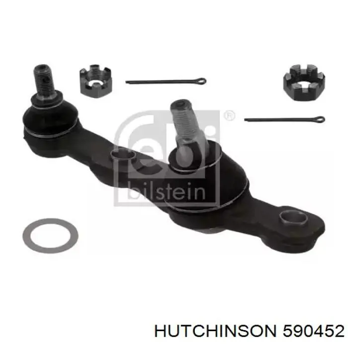 590452 Hutchinson Втулка стабілізатора переднього