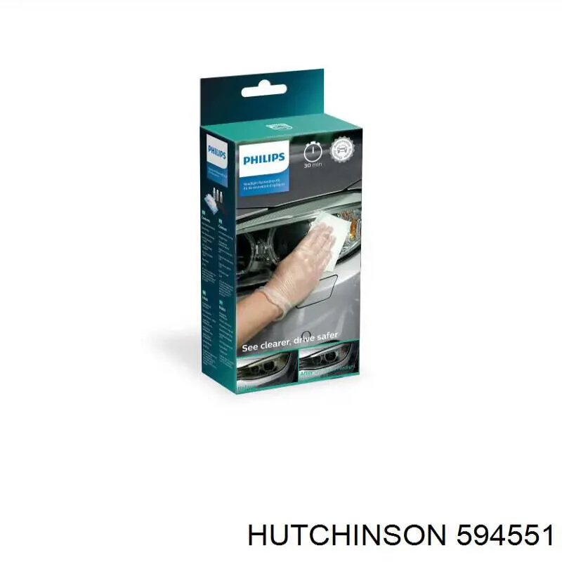 594551 Hutchinson подушка (опора двигуна, ліва)