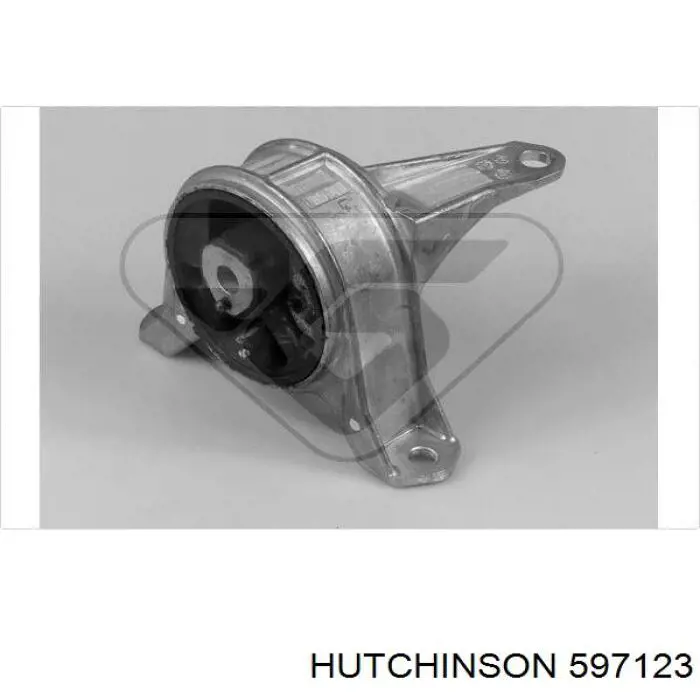 597123 Hutchinson подушка (опора двигуна, права)