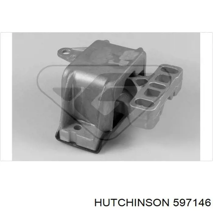 597146 Hutchinson подушка трансмісії (опора коробки передач)