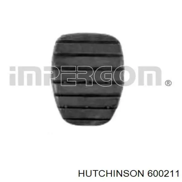 600211 Hutchinson накладка педалі зчеплення
