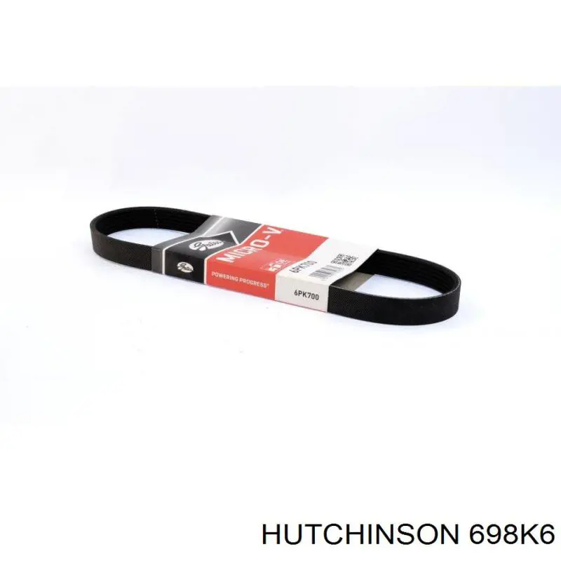 698K6 Hutchinson Поліклиновий ремінь