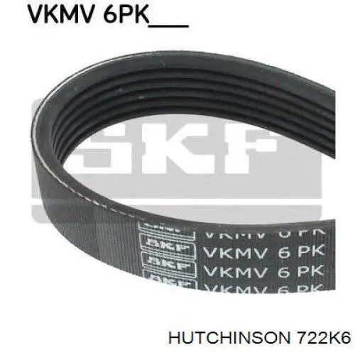 Ремінь генератора 6PK0725 Goodyear