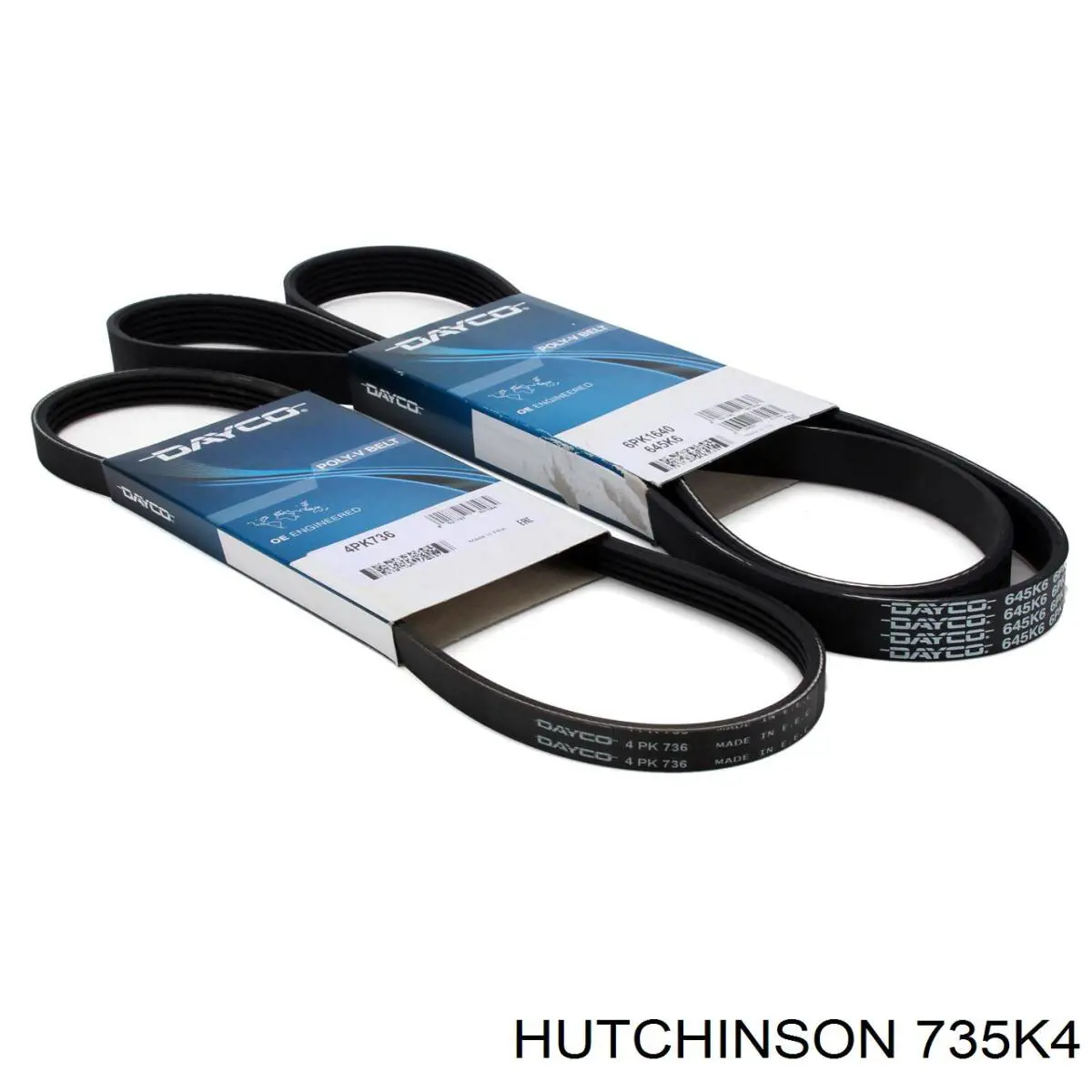 Клиновий ремінь Hutchinson 735K4 ціна, від 4.74 USD