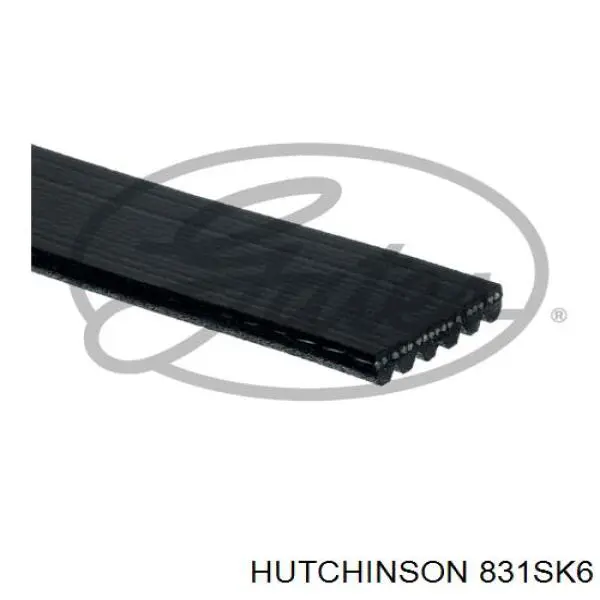 Ремінь генератора 831SK6 Hutchinson
