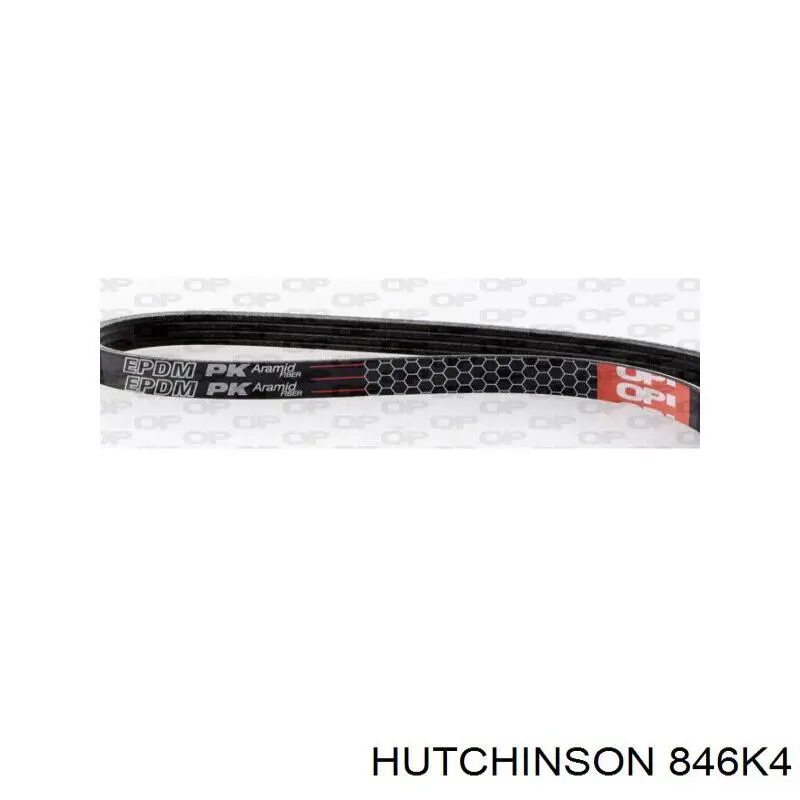 Ремінь генератора 846K4 Hutchinson