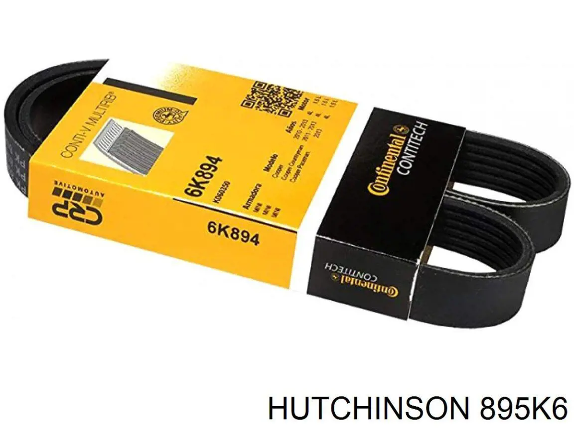 Ремінь кондиціонера Hutchinson 895K6