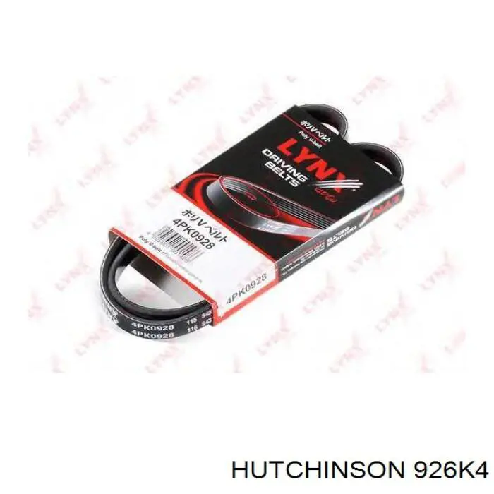 Ремінь генератора 926K4 Hutchinson