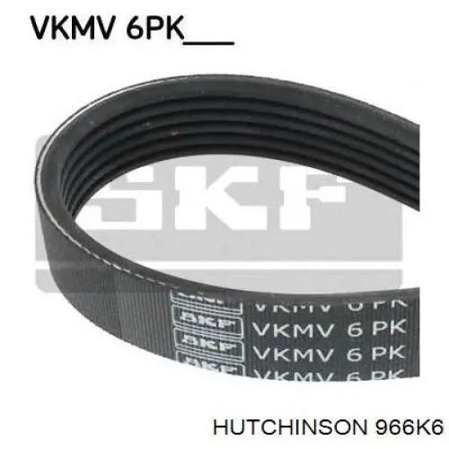 966K6 Hutchinson Поліклиновий ремінь