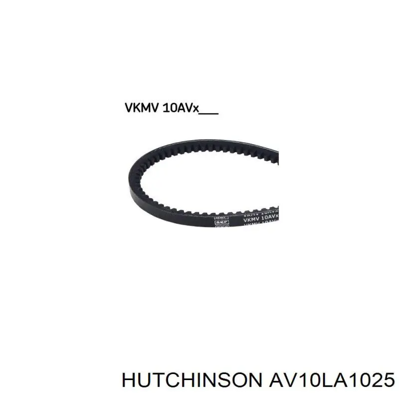 Ремінь генератора AV10LA1025 Hutchinson
