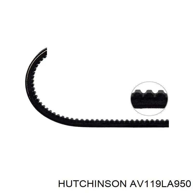 AV119LA950 Hutchinson Поліклиновий ремінь