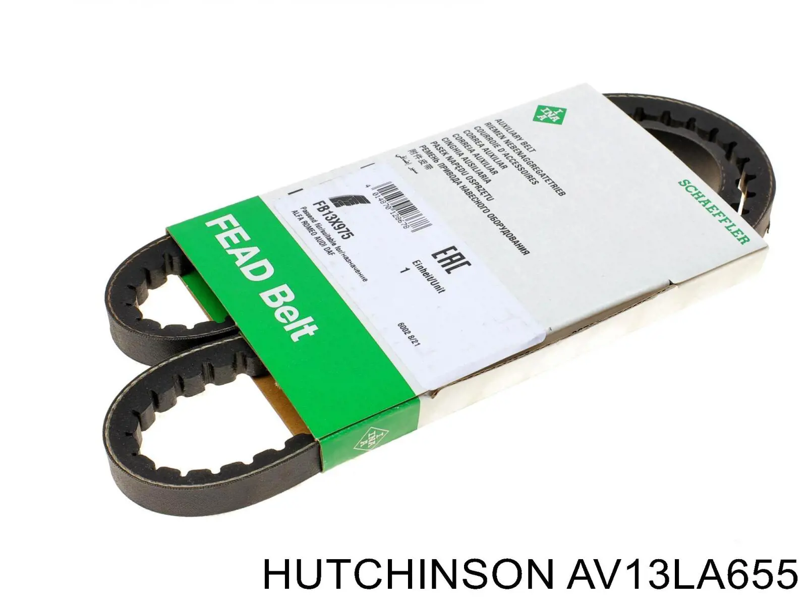 Ремінь кондиціонера Hutchinson AV13LA655