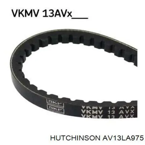Ремінь генератора AV13LA975 Hutchinson