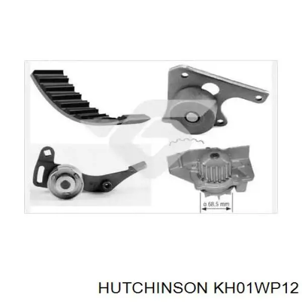 Комплект ГРМ Continental/Siemens CT1061WP3 ціна, від 106.71 USD