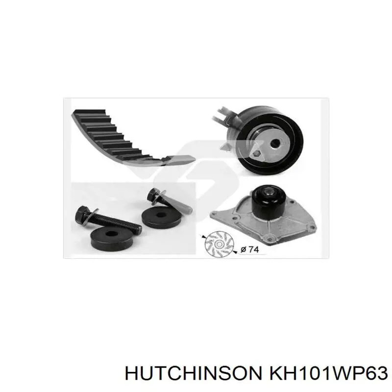 KH101WP63 Hutchinson комплект грм