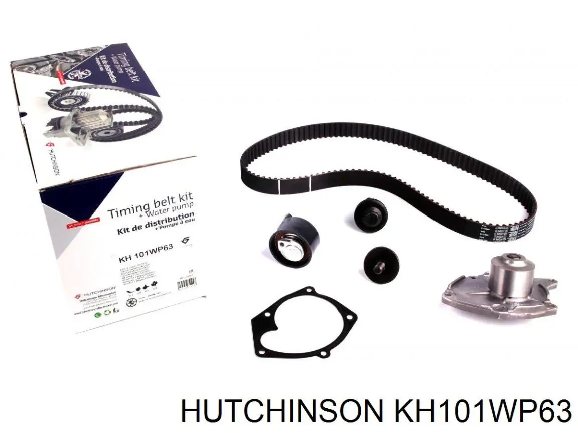 Комплект ГРМ Hutchinson KH101WP63 ціна, від 93.64 USD