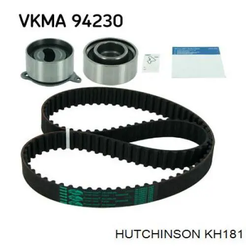 KH181 Hutchinson Ремінь ГРМ, комплект