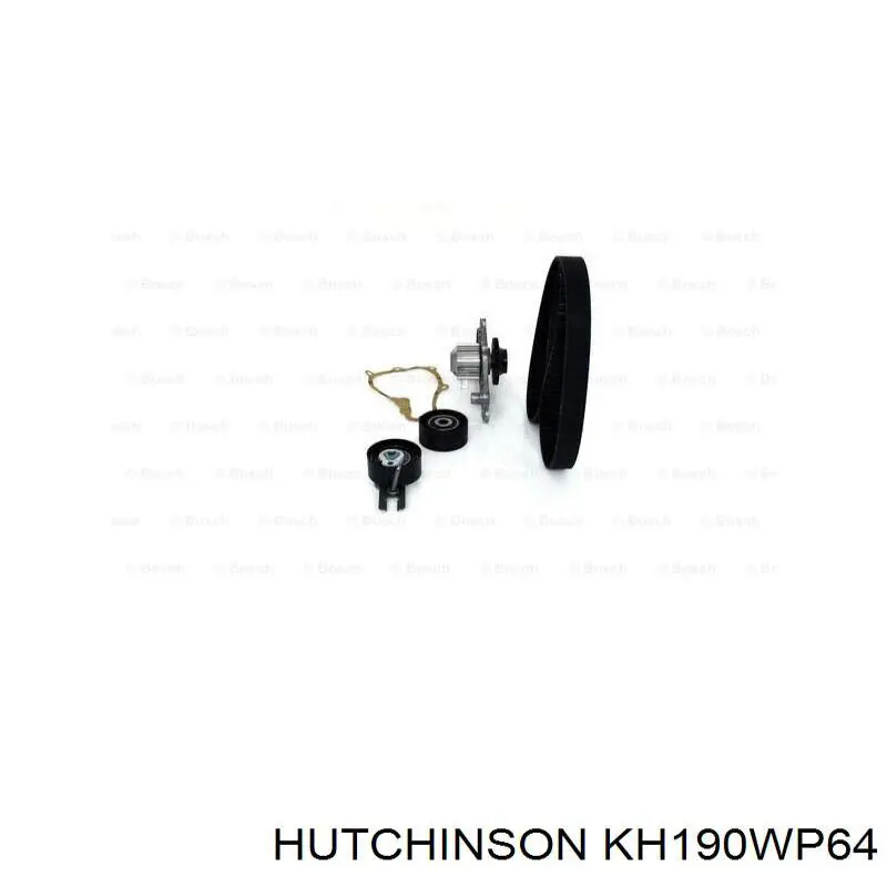 Комплект ГРМ Hutchinson KH190WP64 ціна, від 102.47 USD