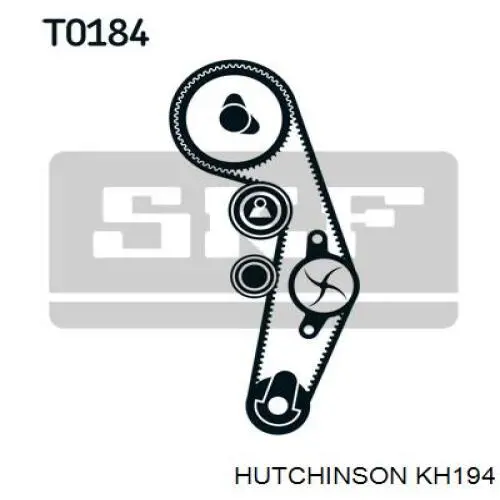 Купити KH194 Hutchinson ГРМ ремень