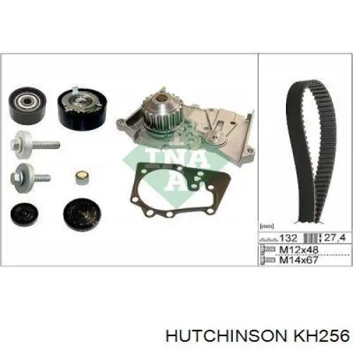 Комплект ГРМ KH256 Hutchinson