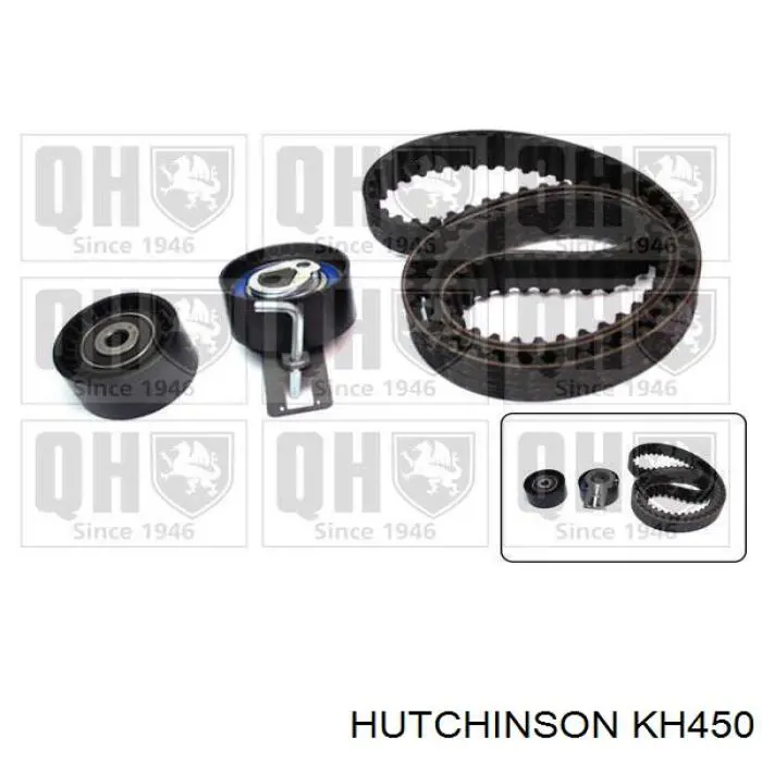 Комплект ГРМ Hutchinson KH450 ціна, від 85.37 USD