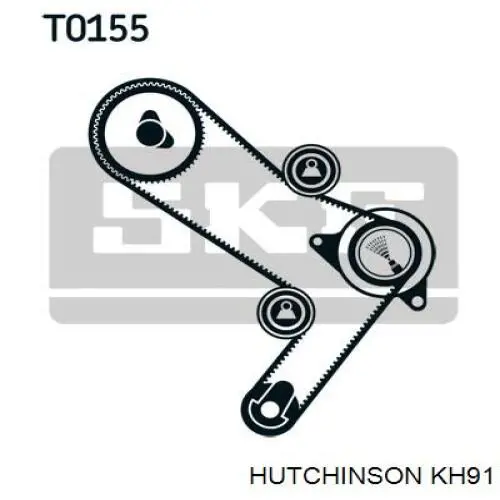 Купити KH91 Hutchinson ГРМ ремень