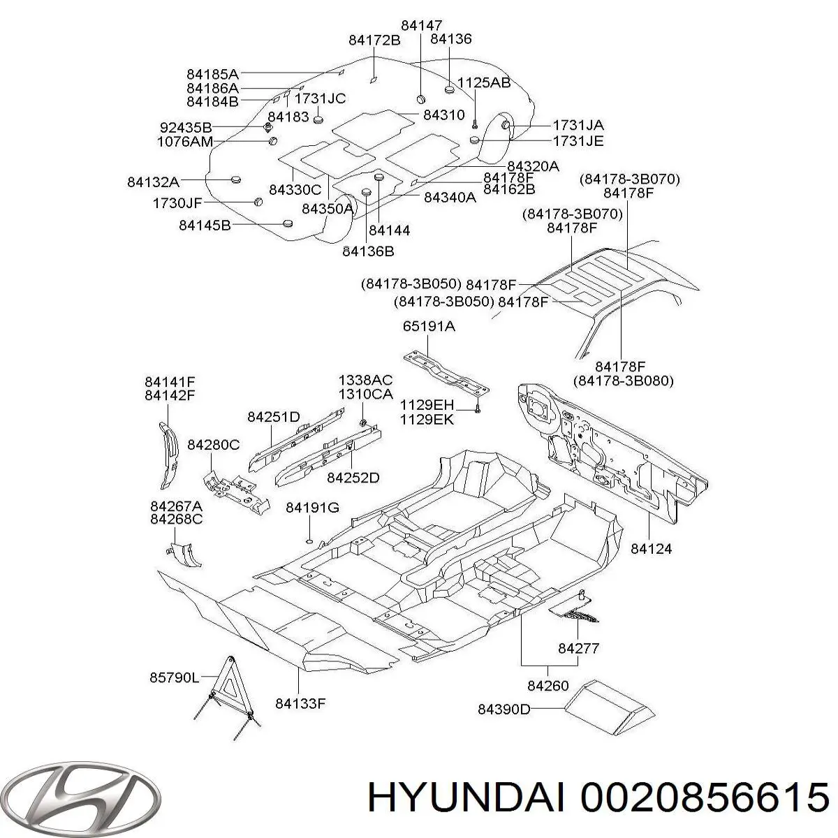  0020856615 Hyundai/Kia