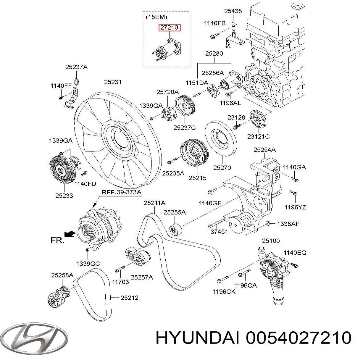 Підшипник хвостовика заднього моста, внутрішній Hyundai/Kia 0054027210 ціна, від 70.87 USD