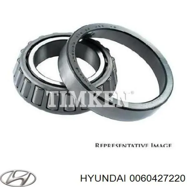 Підшипник маточини передньої 0060427220 Hyundai/Kia