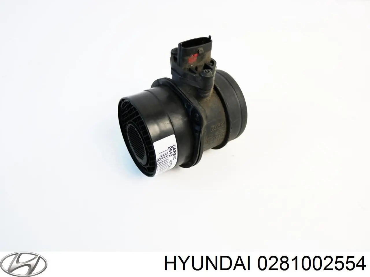 0281002554 Hyundai/Kia датчик потоку (витрати повітря, витратомір MAF - (Mass Airflow))