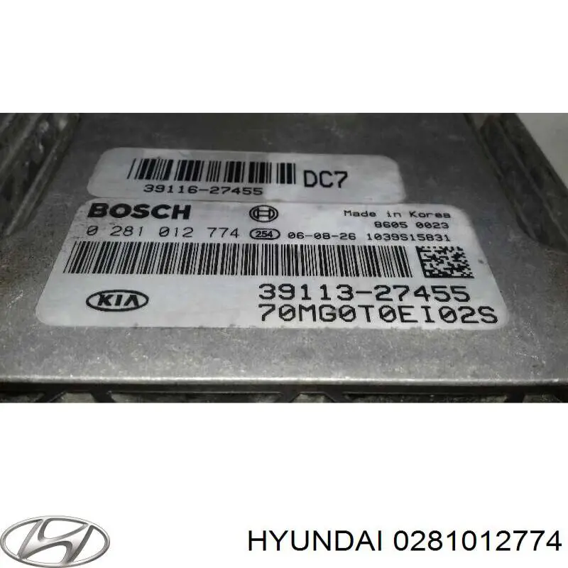 ЕБУ Hyundai/Kia 0281012774 ціна, від 60.81 USD