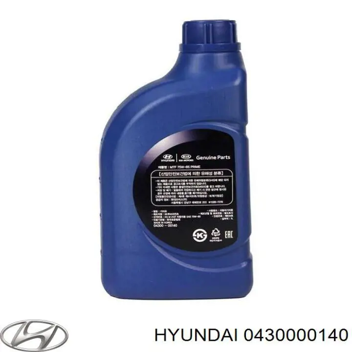 Масло трансмісії 0430000140 Hyundai/Kia