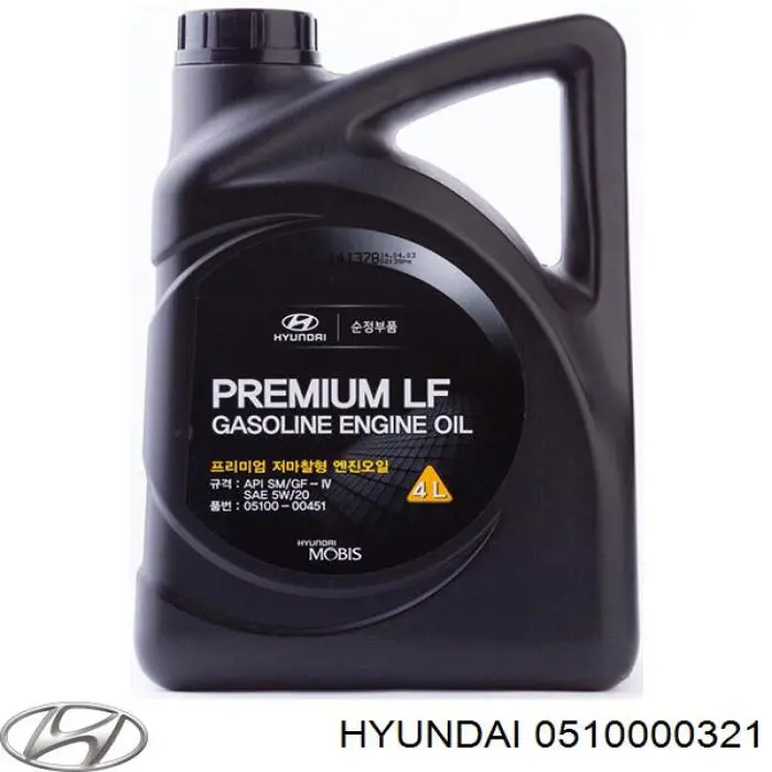 Олива Hyundai/Kia 0510000321 ціна, від 18.14 USD