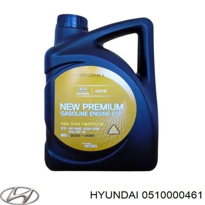 0510000461 Hyundai/Kia Масло двигуна