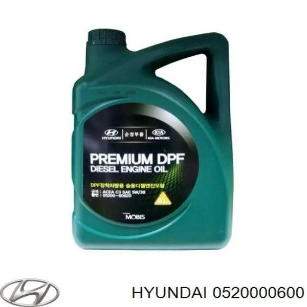 0520000600 Hyundai/Kia Масло двигуна