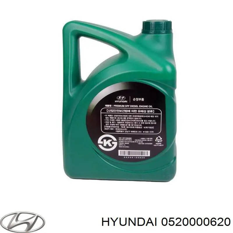 Моторне масло 0520000620 Hyundai/Kia