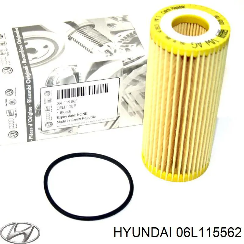 Масляний фільтр 06L115562 Hyundai/Kia