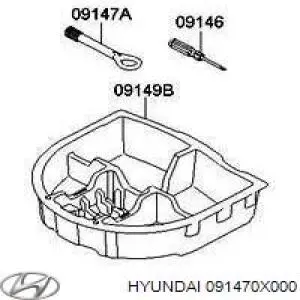 091470X000 Hyundai/Kia крюк буксирувальний