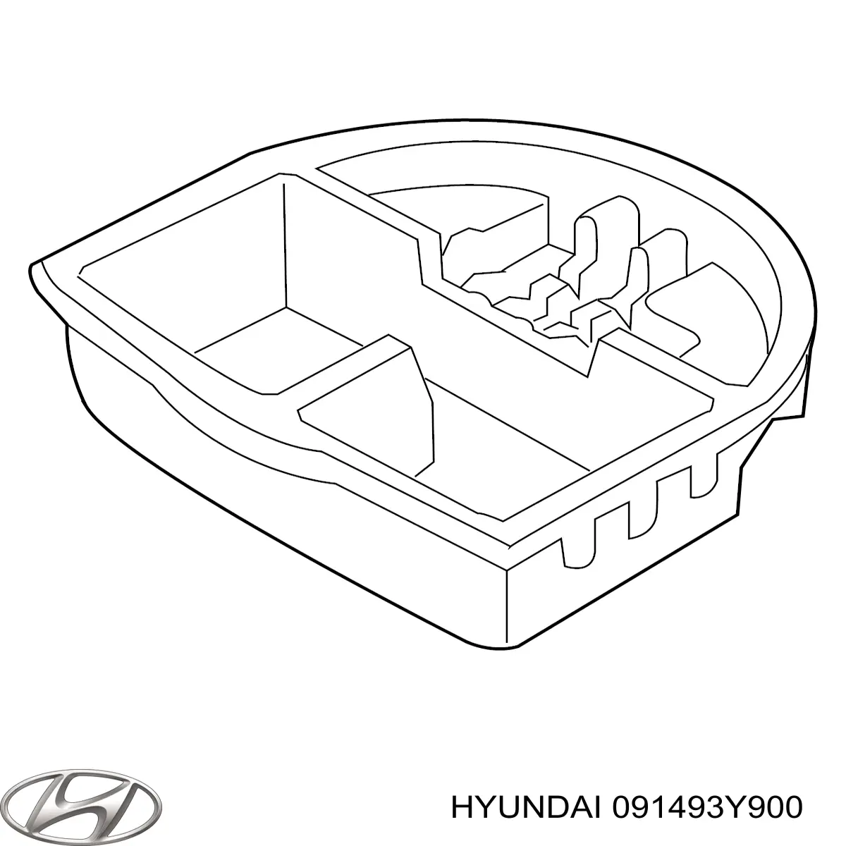  Hyundai/Kia 091493Y900 ціна, від 15.25 USD
